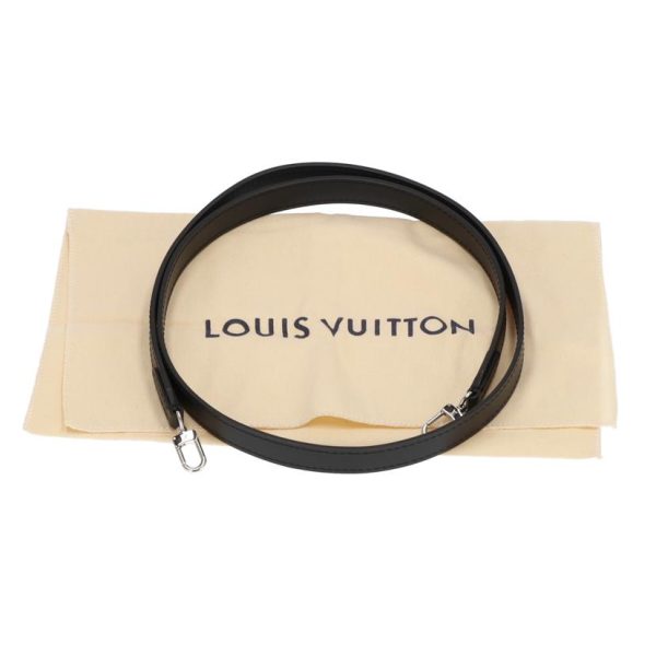 12215 7 Louis Vuitton Petite Sac Plat Epi Tote Bag Black