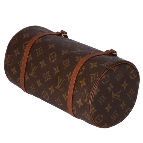 12246 3 Louis Vuitton Papillon 26 Bag Monogram Canvas Brown