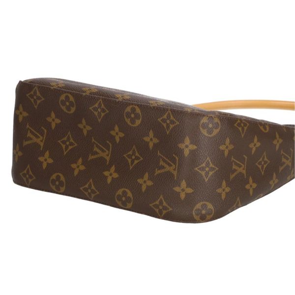 12280 2 Louis Vuitton Looping MM Monogram Shoulder Bag Brown