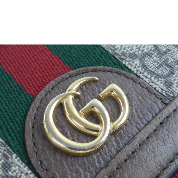 12299 8 Gucci Ophidia GG French Flap Wallet Beige