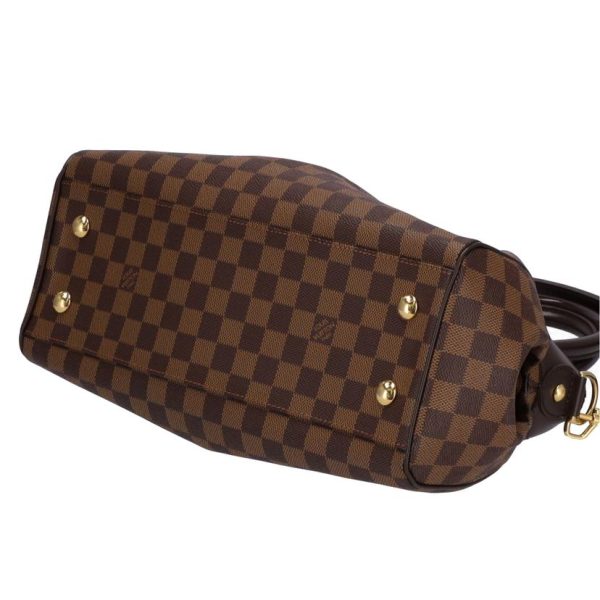 12314 3 Louis Vuitton Trevi PM Damier Handbag Brown