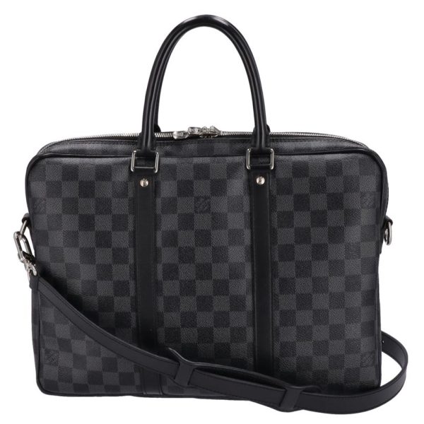 12317 1 Louis Vuitton Porte de Cumin Voyage Travel Bag Damier Graphite