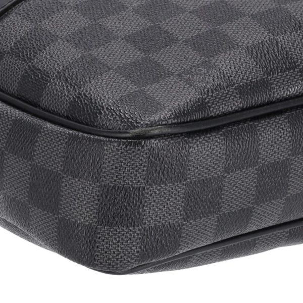 12317 3 Louis Vuitton Porte de Cumin Voyage Travel Bag Damier Graphite