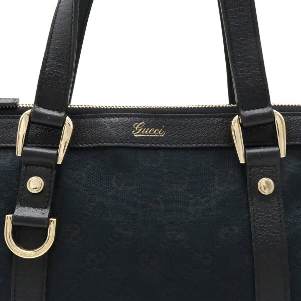 12320504 8 Gucci GG Canvas Mini Tote Bag Black