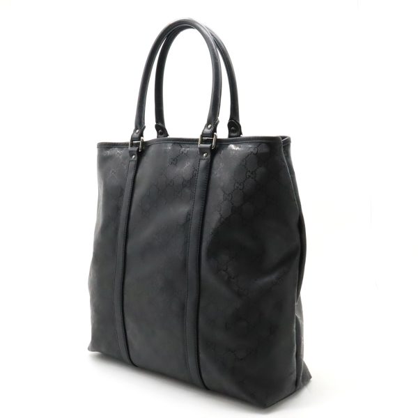 12330406 2 Gucci GG Implement Tote Bag PVC Leather Black