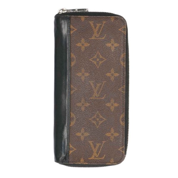 12352 1 Louis Vuitton Zippy Wallet Vertical Monogram Macassar Brown