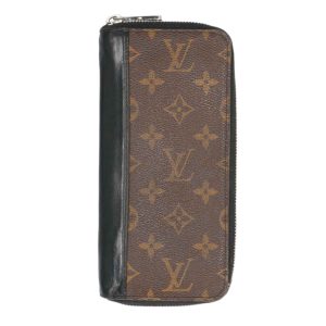 12352 1 Louis Vuitton Body Bag Pochette Taigarama Monogram Leather Black