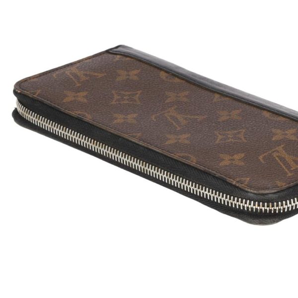 12352 4 Louis Vuitton Zippy Wallet Vertical Monogram Macassar Brown