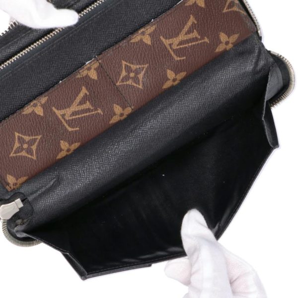 12352 6 Louis Vuitton Zippy Wallet Vertical Monogram Macassar Brown