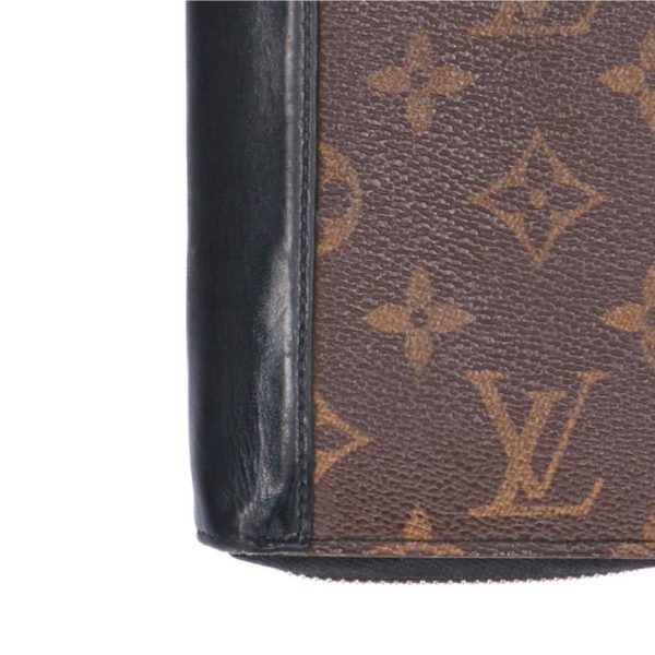 12352 9 Louis Vuitton Zippy Wallet Vertical Monogram Macassar Brown