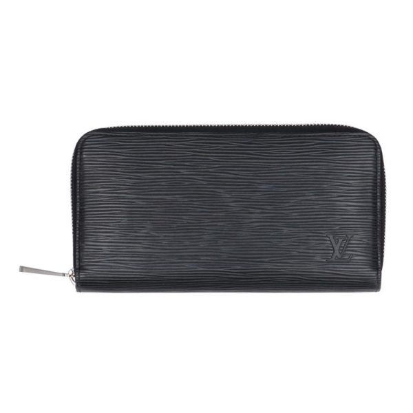 12381 1 Louis Vuitton Zippy Wallet Epi Black