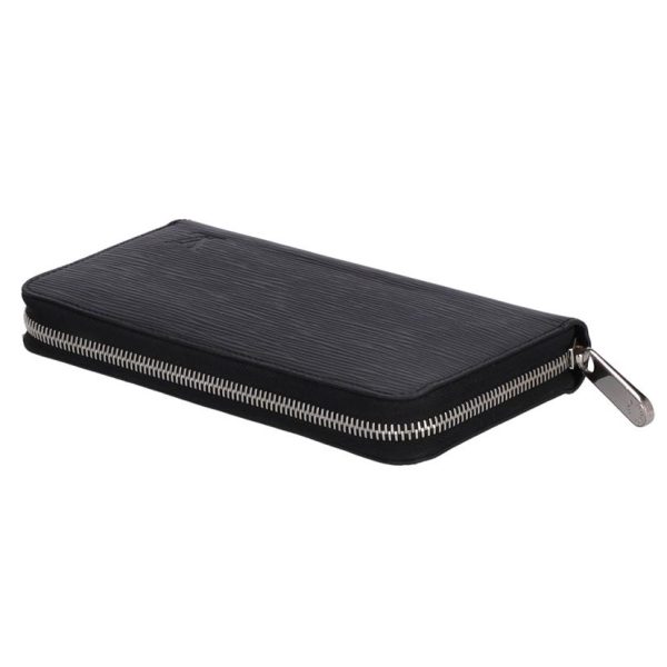 12381 5 Louis Vuitton Zippy Wallet Epi Black