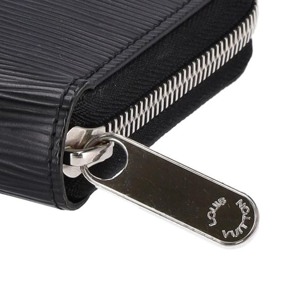 12381 9 Louis Vuitton Zippy Wallet Epi Black