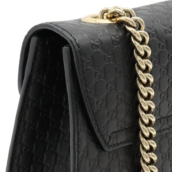 12381065 8 Gucci Micro Guccisima Emily Shoulder Bag Leather Black