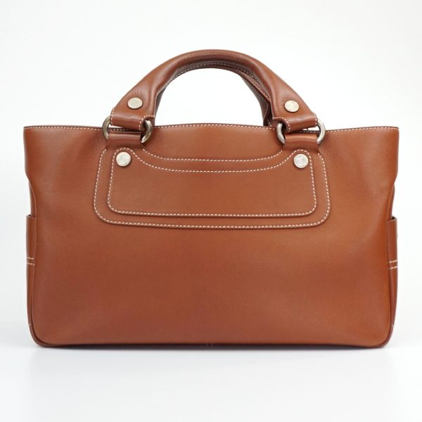 1240002051461 2 Celine Boogie Leather Handbag Brown