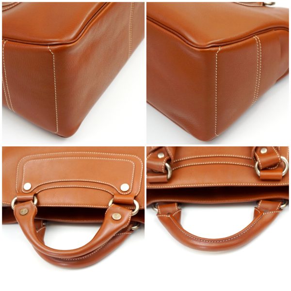 1240002051461 4 Celine Boogie Leather Handbag Brown