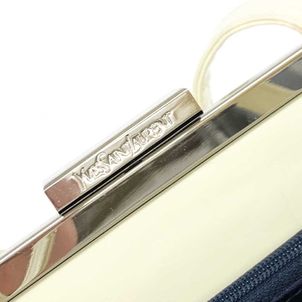 1240002227961 6 Yves Saint Laurent Leather Shoulder Bag Ivory