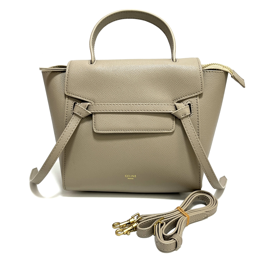 Celine belt bag nano light taupe best sale