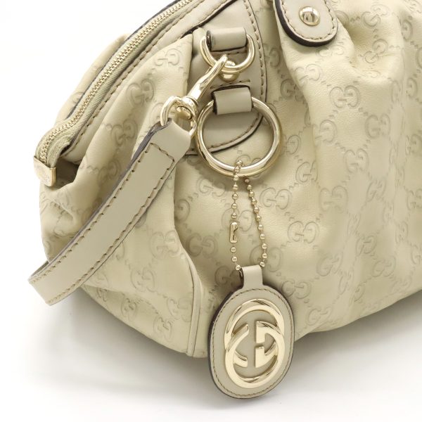 12400572 8 Gucci Sookie Guccisima Handbag Leather Beige