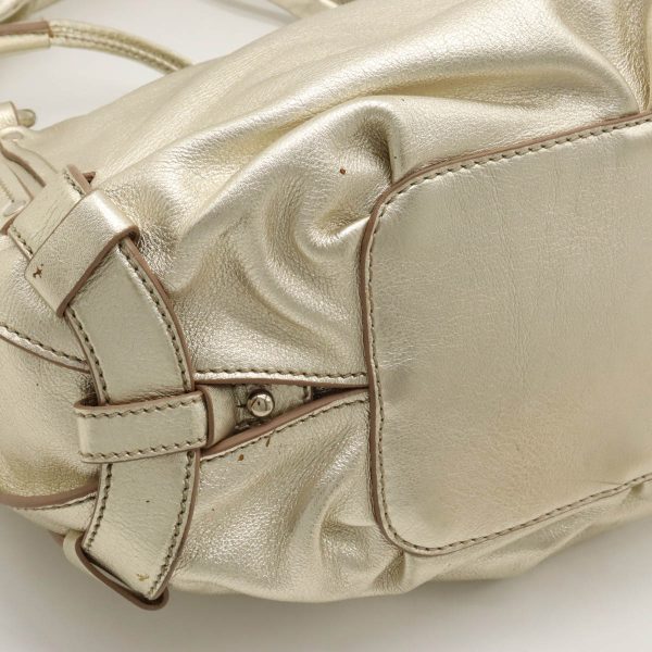 12400742 3 Celine Metallic Leather Tote Gold