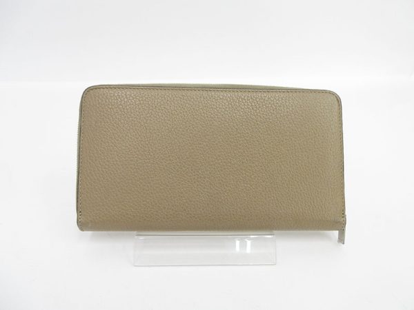 1240603040518 2 Celine Round Zipper Long Wallet Beige