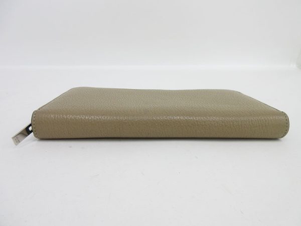 1240603040518 3 Celine Round Zipper Long Wallet Beige