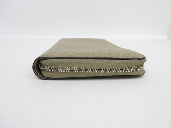 1240603040518 4 Celine Round Zipper Long Wallet Beige