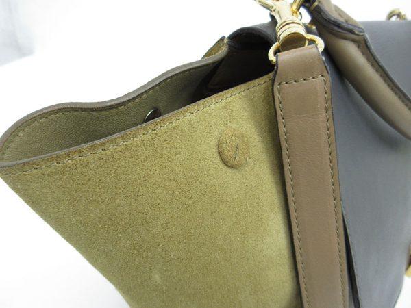 1240603045806 6 Celine Macadam Coated Canvas Shoulder Bag Brown