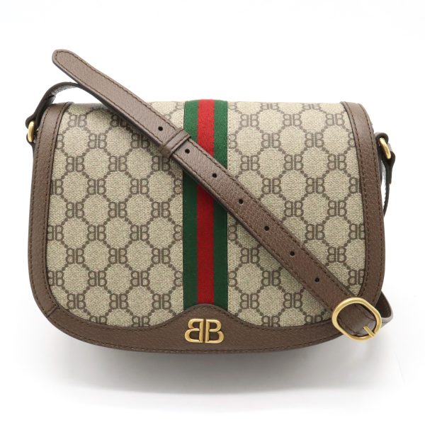 12410463 1 Gucci Balenciaga Hacker Project PVC Shoulder Beige