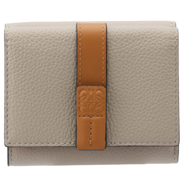 12412ab4100512463 1 LOEWE Trifold Wallet Beige