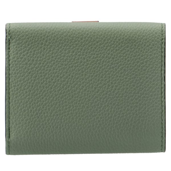 12412ab4100516465 2 LOEWE Trifold Wallet Green