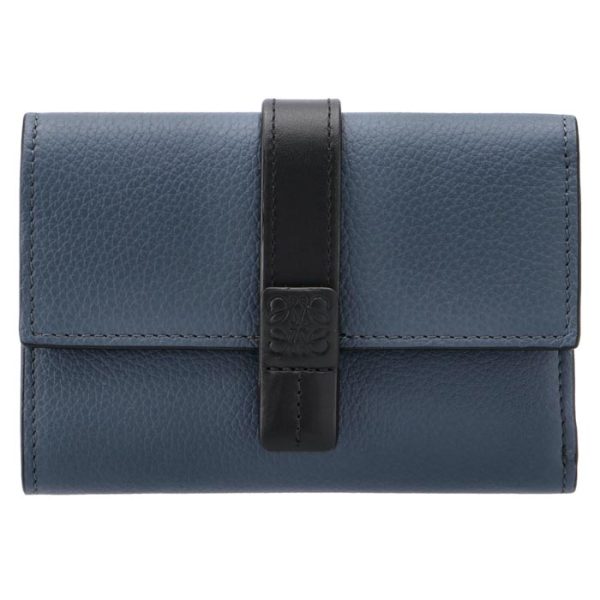 12412s8600513932 1 LOEWE Small Vertical Wallet Navy