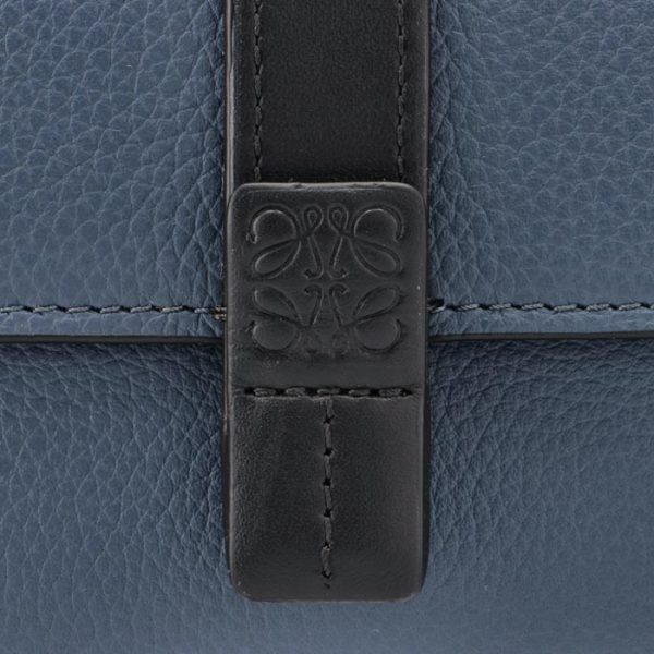 12412s8600513932 3 LOEWE Small Vertical Wallet Navy