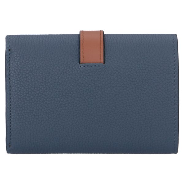 12412s8600516491 2 LOEWE Small Vertical Wallet Blue Bicolor