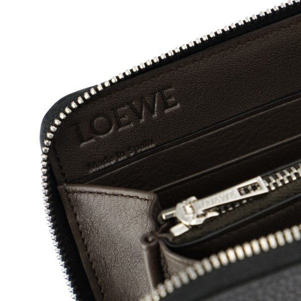 12412u0300515605 6 LOEWE Zip Around Wallet Midnight Blue Black