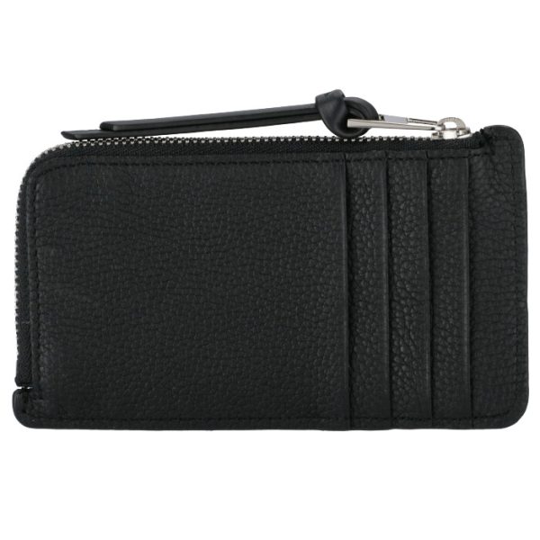 12412u0400511100 2 LOEWE Bicolor Coin Card Holder Black