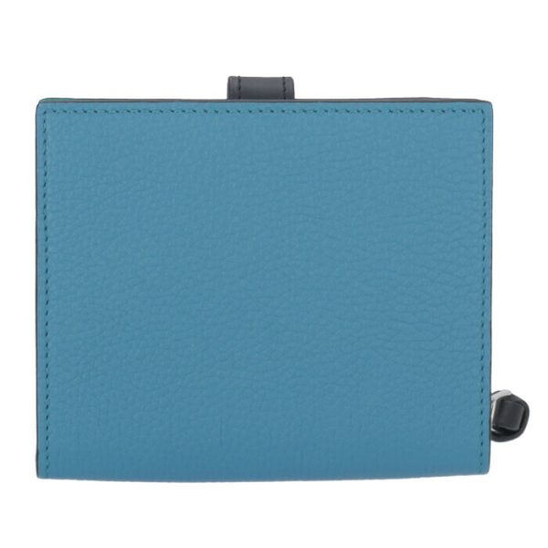 12412z4400514977 2 LOEWE Compact Zip Wallet Blue