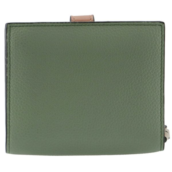 12412z4400516465 2 LOEWE Compact Zip Wallet Green