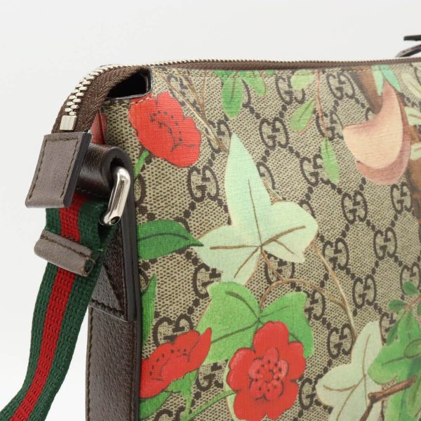 12420154 7 Gucci Tian GG Supreme Shoulder Bag PVC Multicolor