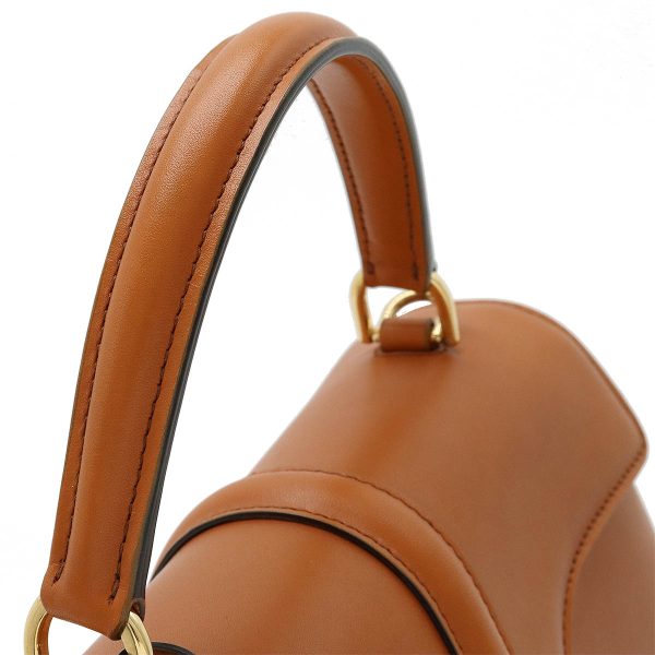 12420296 8 Celine Small 16 Saise Handbag Calfskin Tan Brown Gold