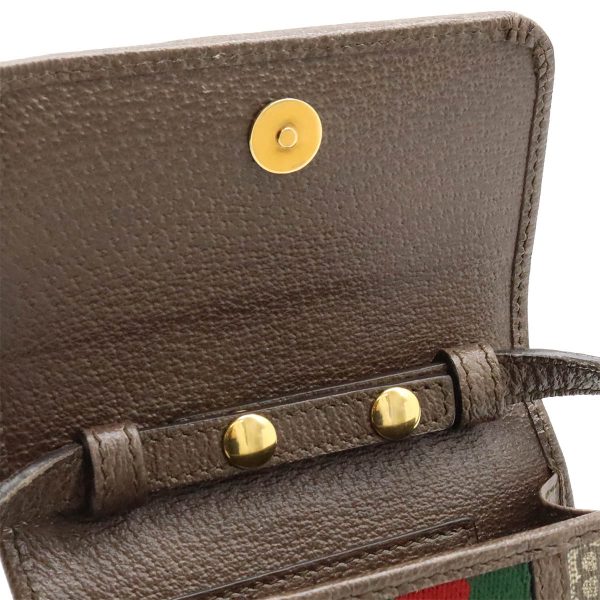 12420305 5 Gucci Hacker Project Phone Bag Brown