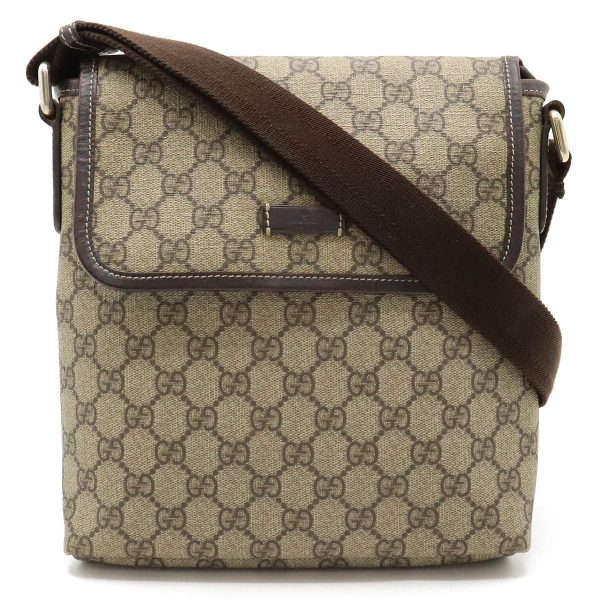 12420392 1 Gucci Gg Supreme Gg Plus Shoulder Bag Khaki