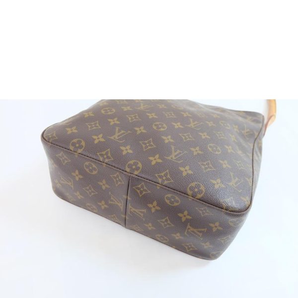 12429 33 Louis Vuitton Looping Monogram Bag Brown