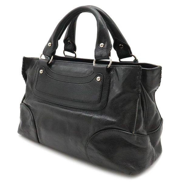 12440305 2 Celine Boogie Leather Handbag Black