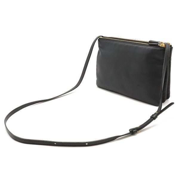 12440498 2 Celine Trio Large Lambskin Crossbody Bag Black