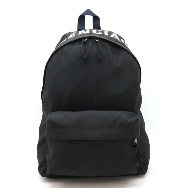 12450165 1 Balenciaga Wheel Backpack Nylon Black