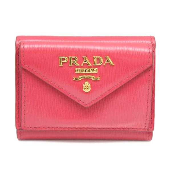 12482 1 PRADA Prada Vitello Move Compact Wallet Bag Black