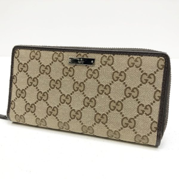 125 20220812 a 2 01 Gucci Line Gg Canvas Round Zipper Long Wallet Line