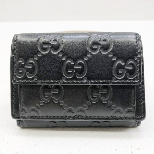 125 20220826 a 3 02 Gucci Avale Tri Fold Wallet Guccisima Line