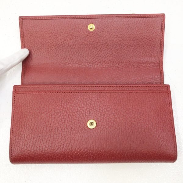 125 20220826 a 4 04 Gucci Round Zipper Long Wallet Gg Marmont Line